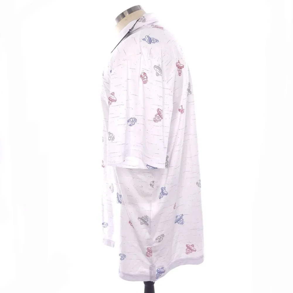 Travis Mathew Mexicali No Logo Skuls Short Sleeve Polo Shirt Mens 3XL - Picture 3 of 12